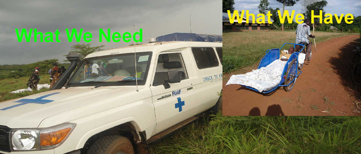 Rural Transport Program: We have a bicycle ambulance and need a van or truck