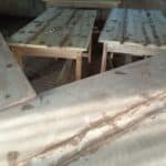 Photos about the desks and tables.